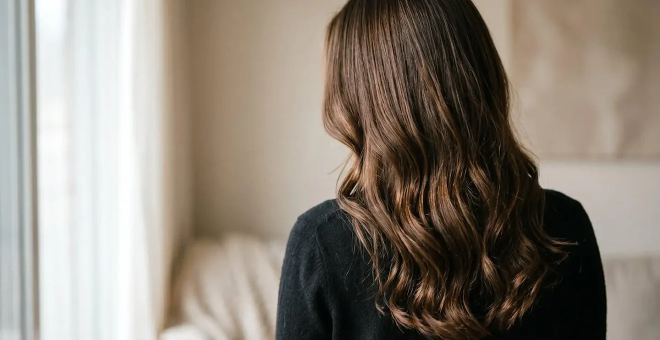 Cabello saludable con brillo natural mostrando el resultado de un entrenamiento capilar exitoso